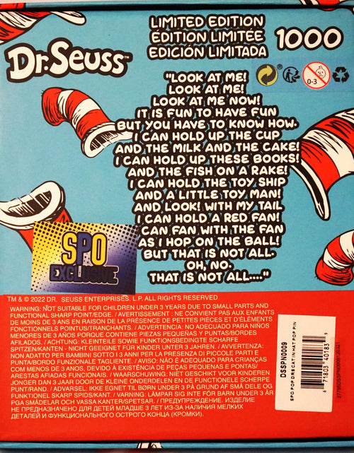 Load image into Gallery viewer, Pop Pin! Dr. Seuss: Cat in the Hat SPO Exclusive Limited Edition 1000
