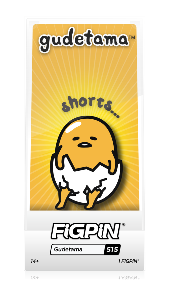 FiGPiN Gudetama [Shorts] #515 Limited Edition 1500