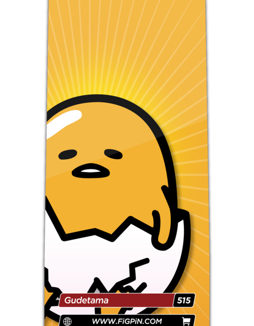 Load image into Gallery viewer, FiGPiN Gudetama [Shorts] #515 Limited Edition 1500
