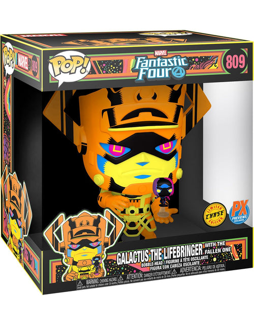 Load image into Gallery viewer, Funko Pop! Jumbo Marvel: Galactus w/ Silver Surfer - Blacklight 10&quot;
