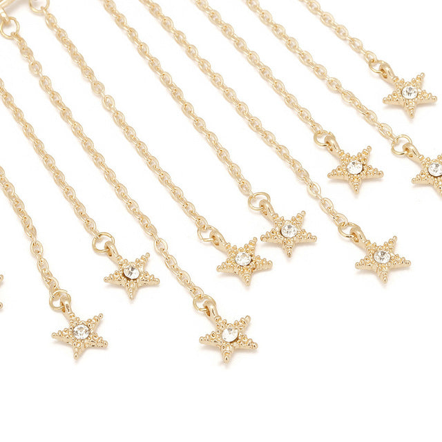 Shooting star Rhinestone Long