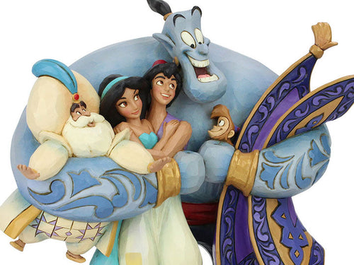 Load image into Gallery viewer, Disney Traditions Aladdin Group Hug by Jim Shore Statue
