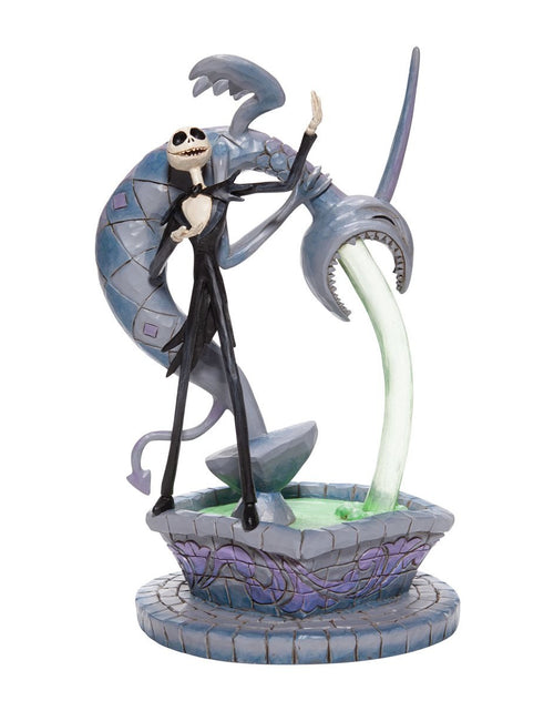 Load image into Gallery viewer, Disney Traditions Nightmare Before Christmas Jack Skellington on Fount
