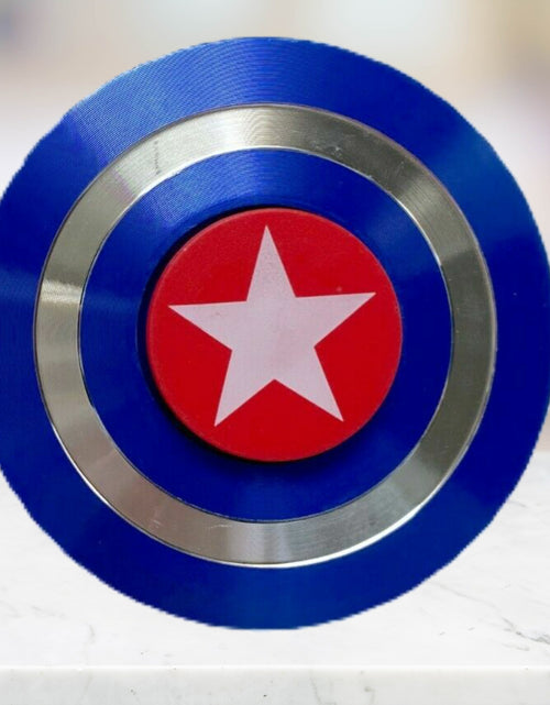 Load image into Gallery viewer, 3 Pack Metal Handheld Finger Fidget Spinner Toy Captain America
