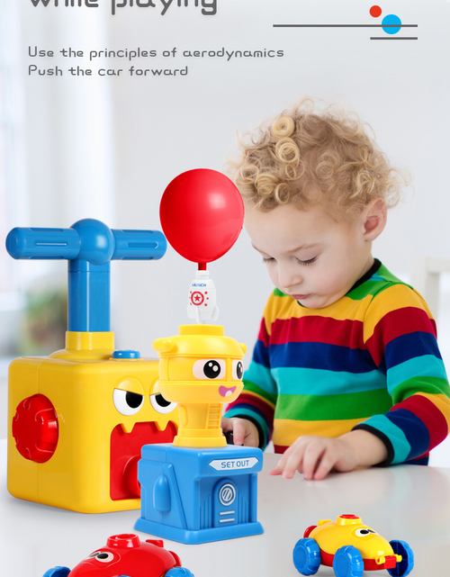 Load image into Gallery viewer, Air Power Balloon Car Toy for Children Gifts
