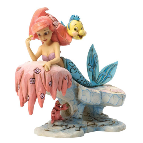 Load image into Gallery viewer, Disney Traditions Little Mermaid Dreaming Under the Sea Statue
