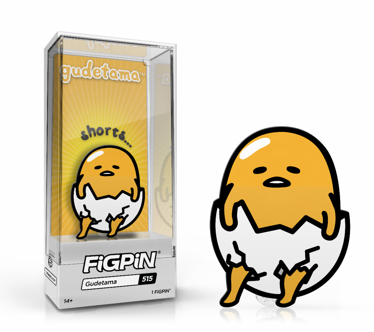 FiGPiN Gudetama [Shorts] #515 Limited Edition 1500